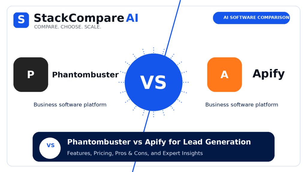 Phantombuster vs Apify (2026): Best for Lead Generation 07 phantombuster vs apify